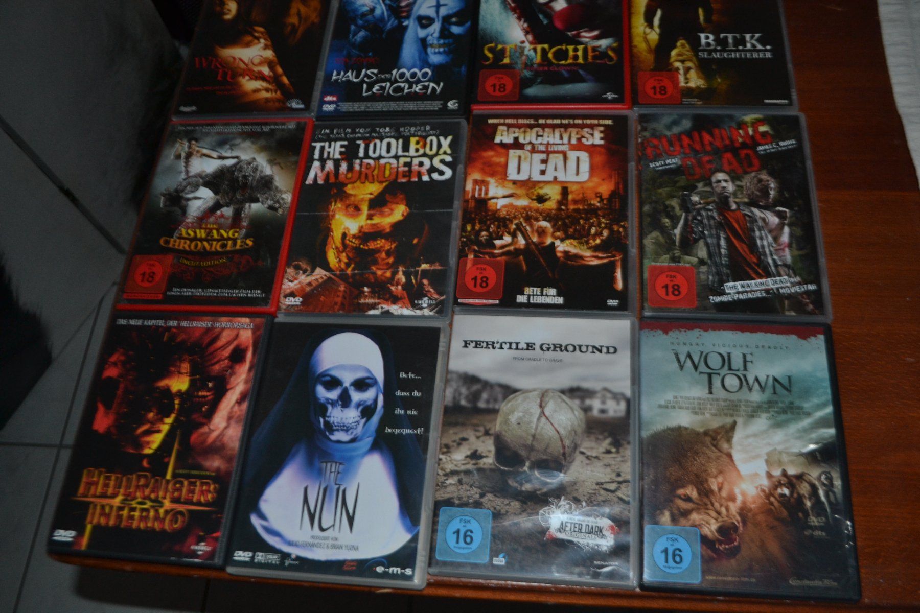 Alle DVDs: Horror Film Sammlung (DVD) – Gebraucht aus Laupen ZH von chefdom 1