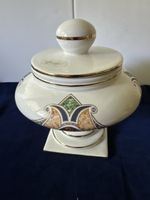 Italienische Keramikdose von Angela Rizoni, Vintage Stil.