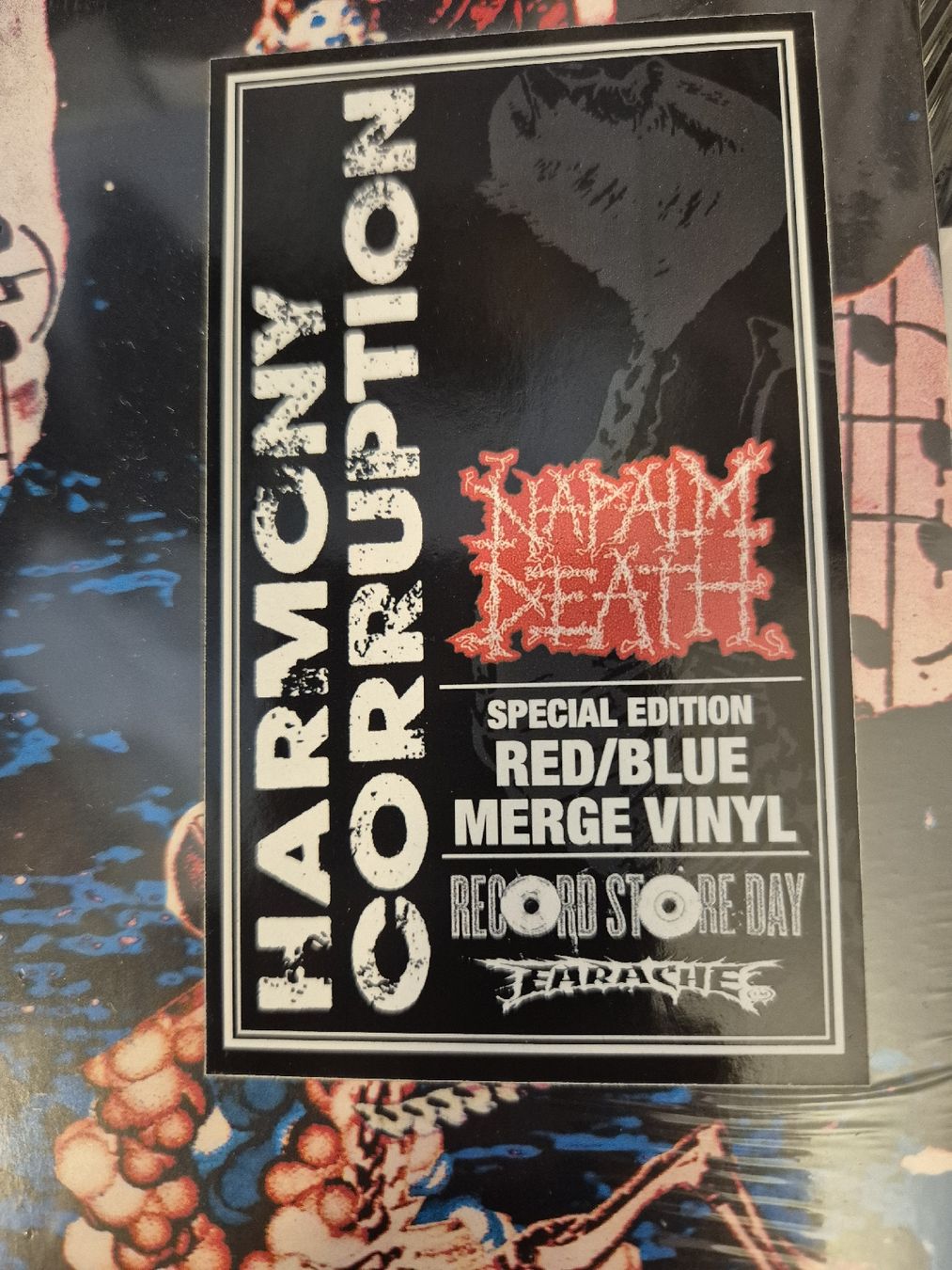 Dischi in vinile: Napalm Death - Harmony Corruption LP – Nuovo e nell'imballaggio originale da Thun venduto da Kissthis 1
