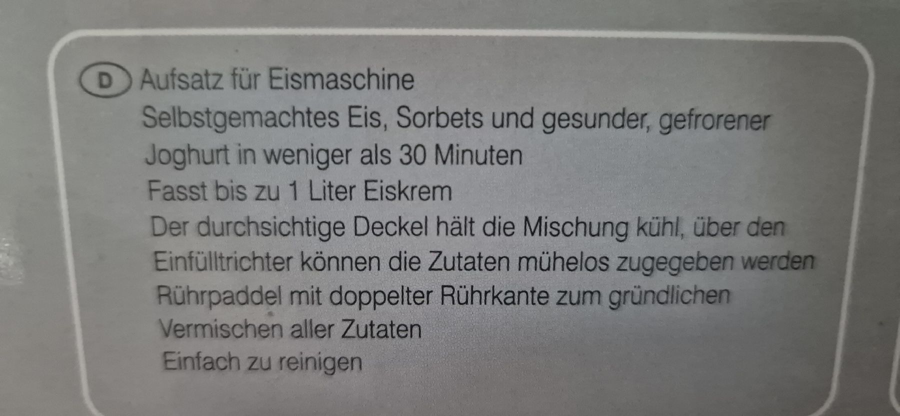 Kenwood Küchengeräte: Kenwood Ice cream maker attachment – Gebraucht aus Sax von st__6wvk 4