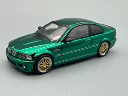 BMW M3 Coupe E46 Limited Edition 1:64 grün/chrome neu OVP