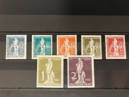 Berlin 1949, Kat 35-41, mit Gummi, ohne Falz, KP 750.--
