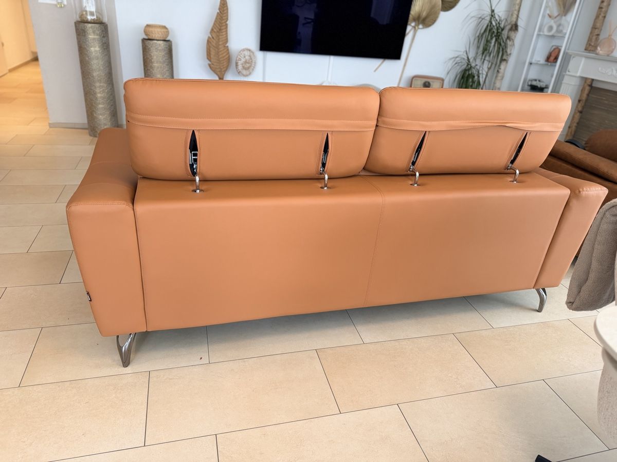 Sofas: Sofa 3-Sitzer NARWIK Echtleder Goldbraun – Neu (gemäss Beschreibung) aus Ueberstorf von dan_mms9 3