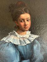 Bezauberndes Porträt einer jungen Dame aus dem 19. Jahrhunde