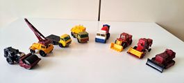 Alte Modell-Baufahrzeuge - 5 x Matchbox - 3 x Corgi