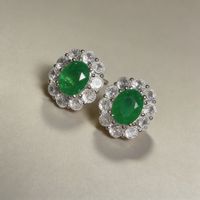 Boucles d’oreilles jardin d’émeraudes