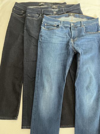 3x 7 For All Mankind Herren Jeans Gr. 38 Slimmy Ronnie Slim