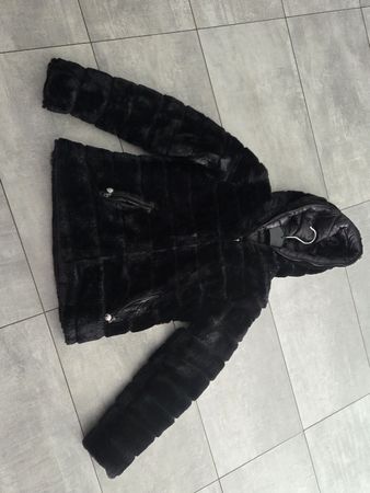 reversibile pelz jacke