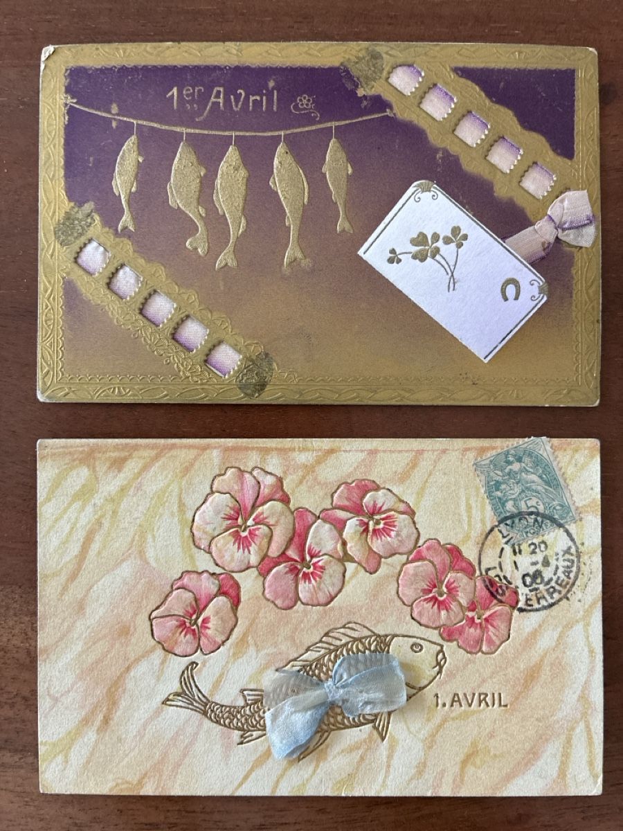 Cartes postales: 10 Ansichtskarten Schweiz 1er Avril Le Poisson – D'occasion à Oftringen par Cla.vD.74
