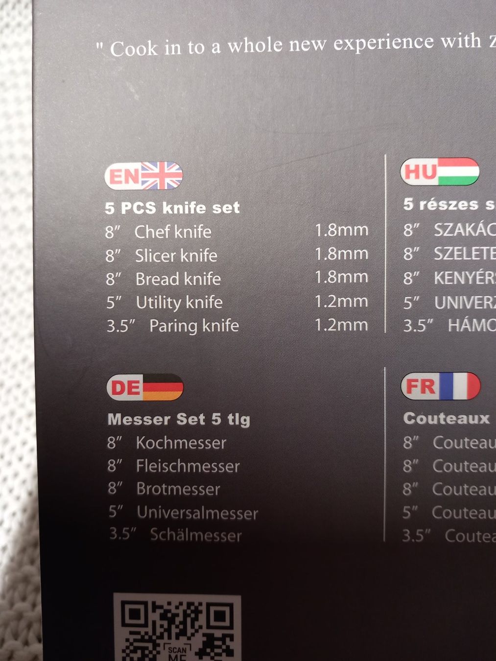 Swiss Coltelli: SWISS Messer-Set 5-teilig plus Schäler NEU – Nuovo e nell'imballaggio originale da Gwatt (Thun) venduto da umwelt-brocki 4