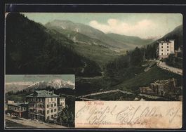 St. Moritz, Bergpanorama, Hotel und Pens
