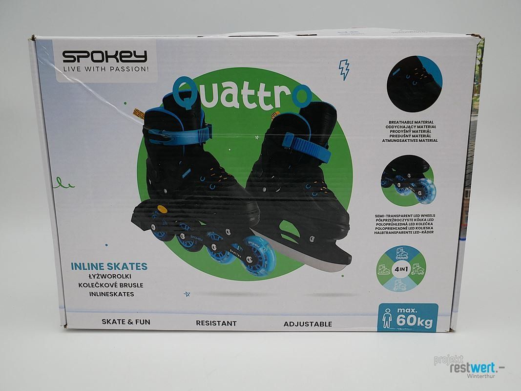 Pattini in linea & Pattini a rotelle: SPOKEY Inline Skate / Schlittschuhe Quattro 30-33 – Nuovo (secondo la descrizione) da Winterthur venduto da Restwert_Winterthur 5