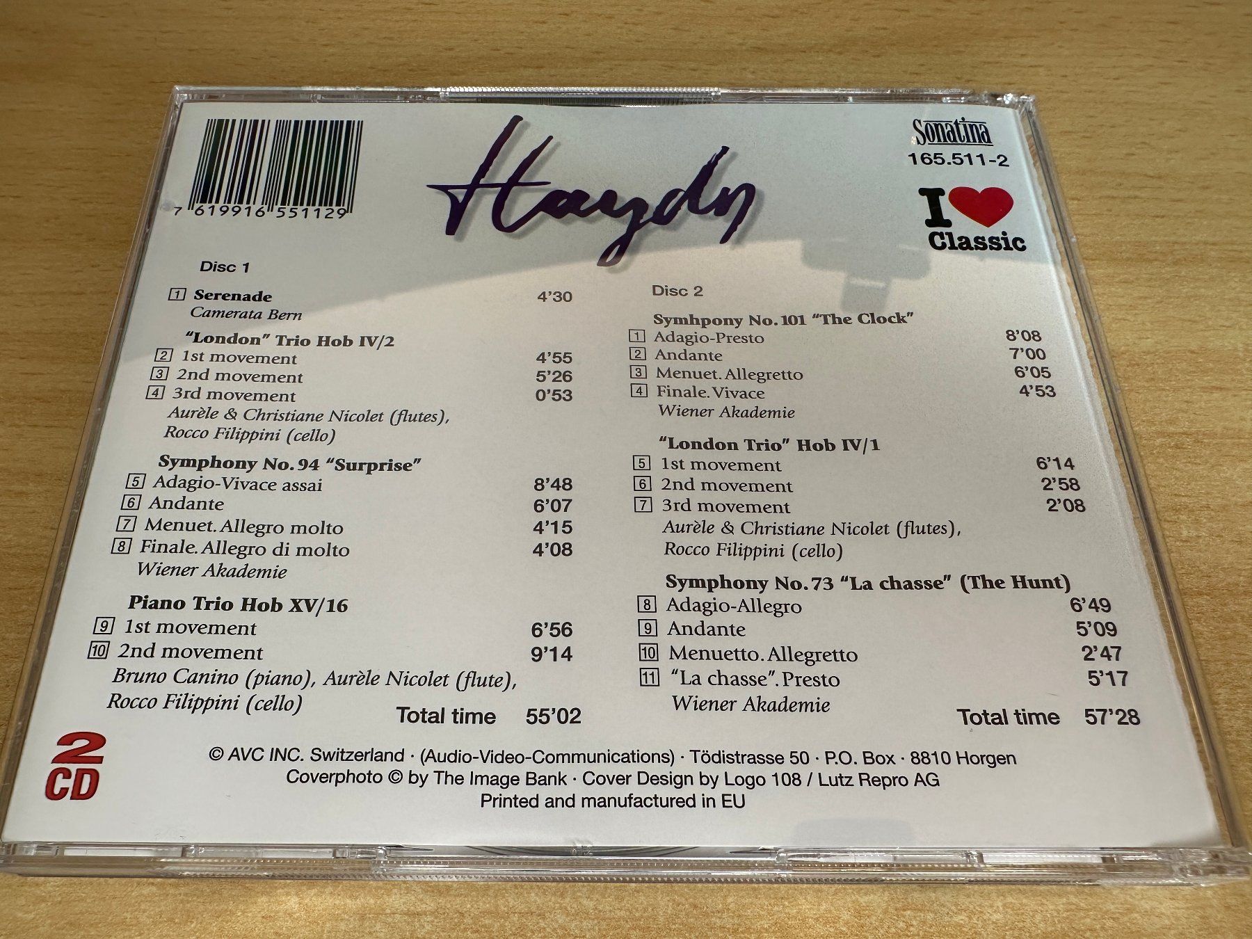 CD: N8 Haydn - Symphony Surprise - Serenade - The Clock - 2 CD – Usato da Rikon im Tösstal venduto da Alpenmutz 1