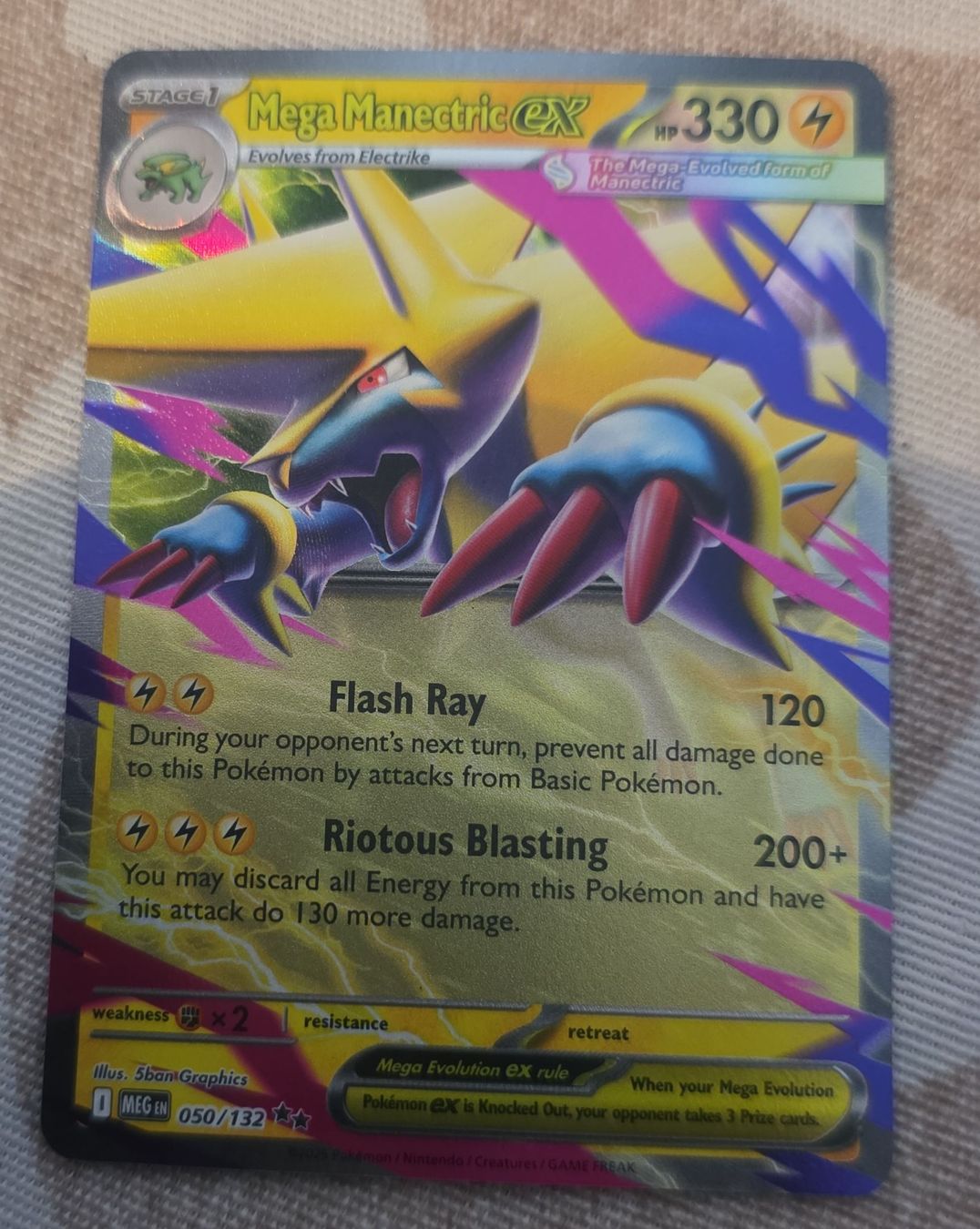 Pokémon Carte collezionabili: Mega Manectric EX -  carta Pokémon – Usato da Massagno venduto da Arj87