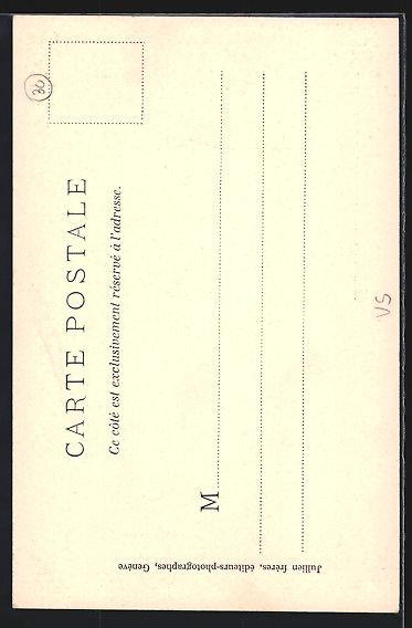 Cartoline postali: Loueche-les-Bains, Totalansicht mit Berg – Usato da Berlin venduto da bartko-reher 1