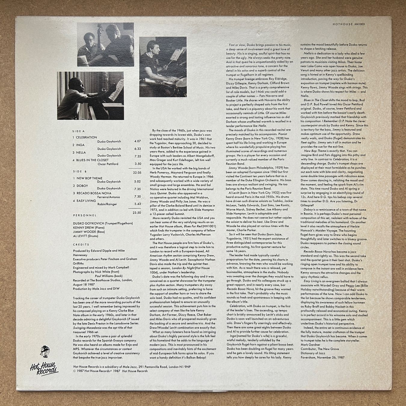 Schallplatten: Dusko Goykovich  Celebration  LP – Gebraucht aus Lausanne von Pask1 1