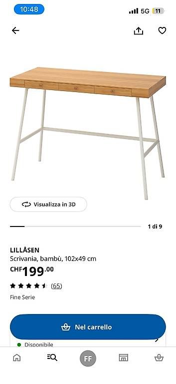 Schreibtische: scrivania lillasen – Gebraucht aus Minusio von chicco785 1