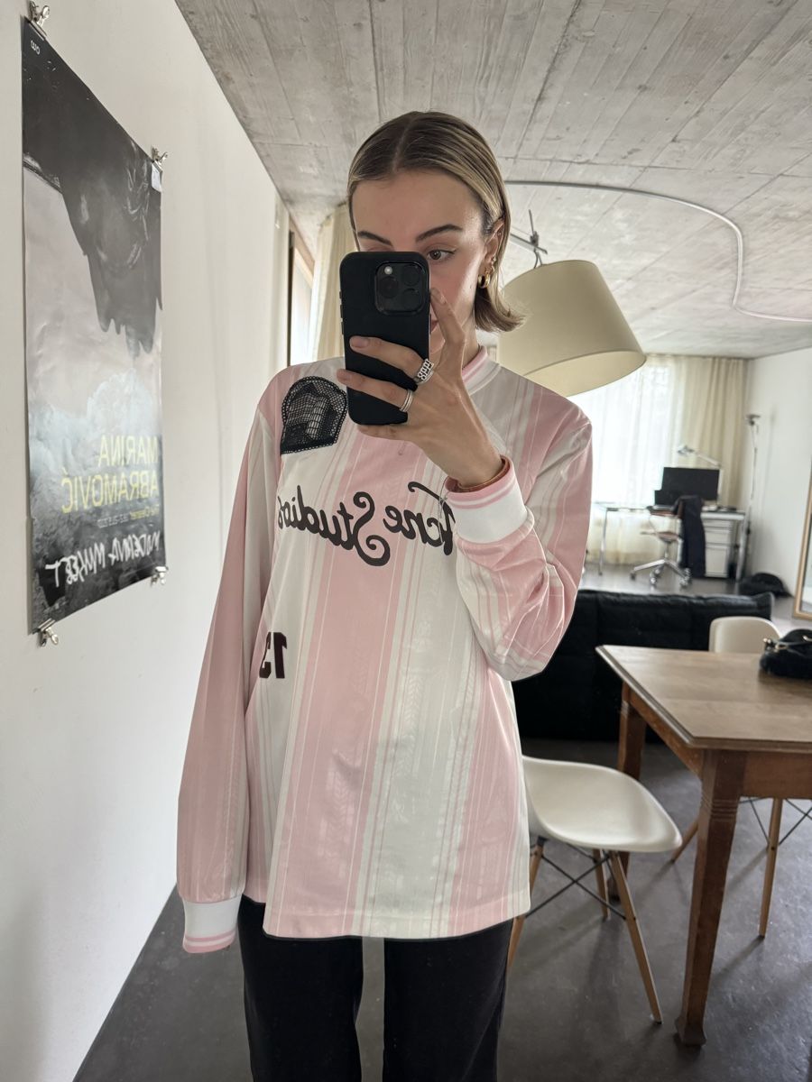 Canottiere & Pantaloni: Acne Studios Pink Football Jersey – Usato da Zürich venduto da forestF4iry 7