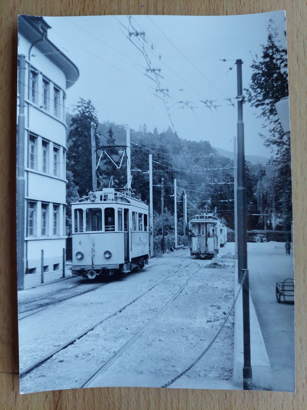 Cartoline postali: Echtfotokarte Rechtsufrige Thunersee-Bahn – Usato da Obfelden venduto da Foto_Bild_Kunst_Buch