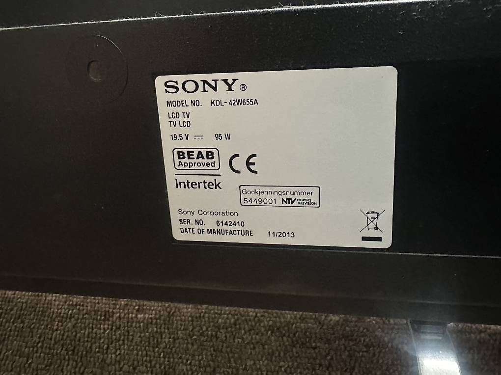 Fernseher: Sony Fernseher 42 Zoll  – Gebraucht aus Zürich von Pablo_C 4