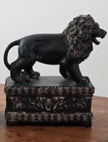 Löwenfigur, Vintage Buchstütze, Deko-Objekt für Bücher