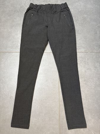 KAFFE Damen Stoffhose Gr. 34 Grau Stretch bequem Büro Casual