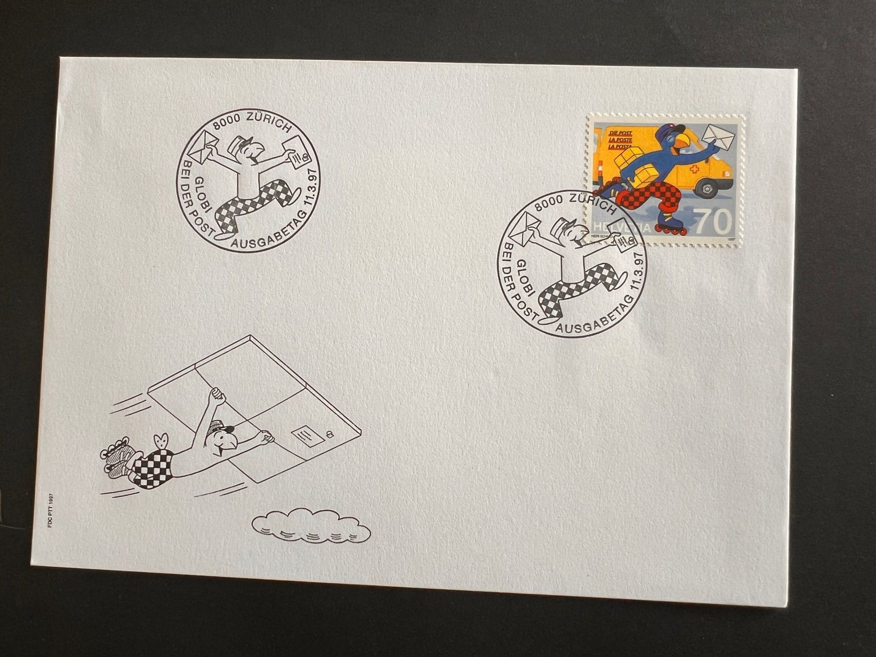 Tutti i francobolli: FDC Brief  1997  (P943) – Usato da Hinwil venduto da Sidi4