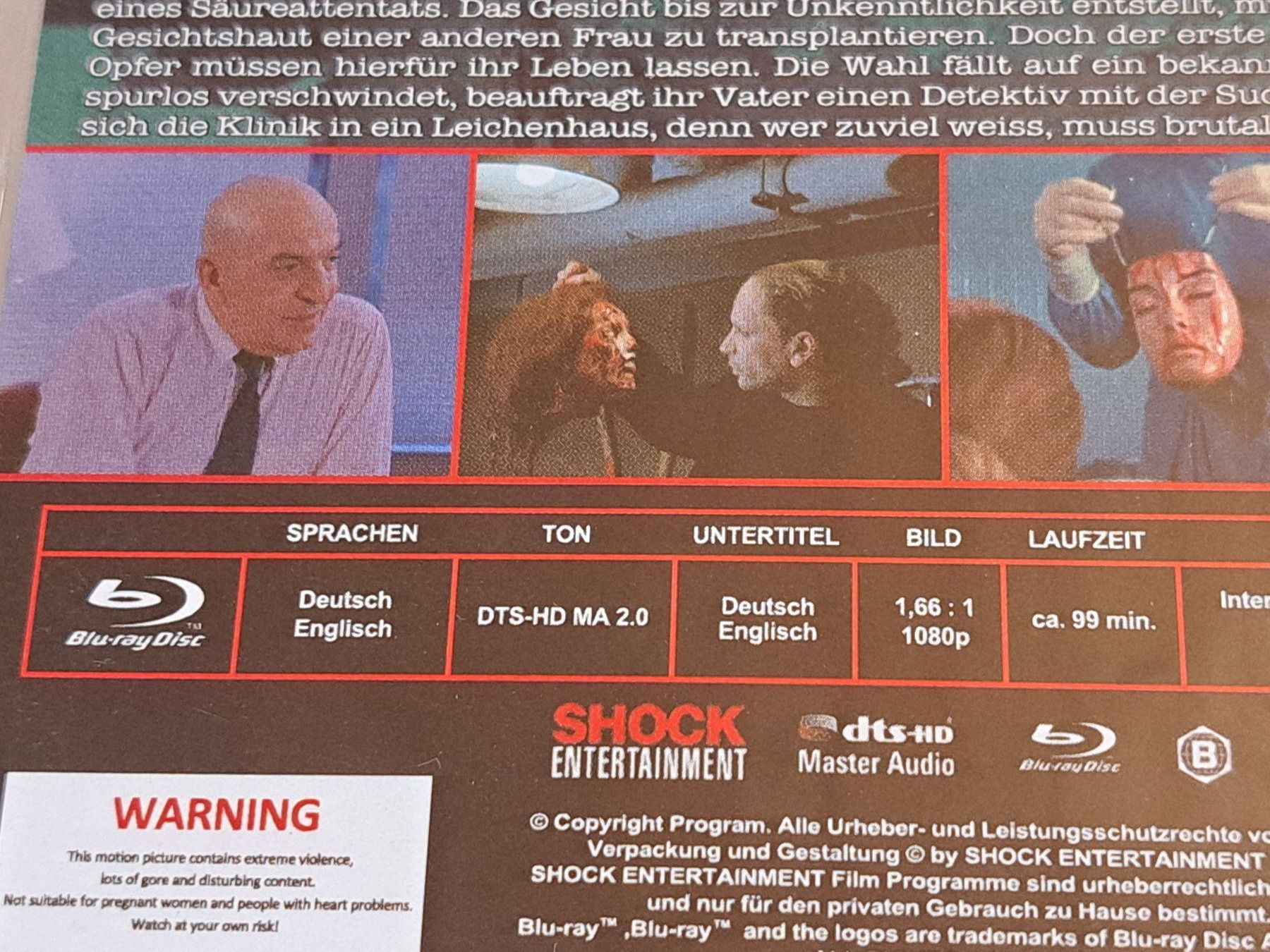 Tutti i DVDs: Blu-ray FACELESS, SHOCK ENTERTAINMENT, UNCUT – Nuovo (secondo la descrizione) da Unterseen venduto da Kanica 5