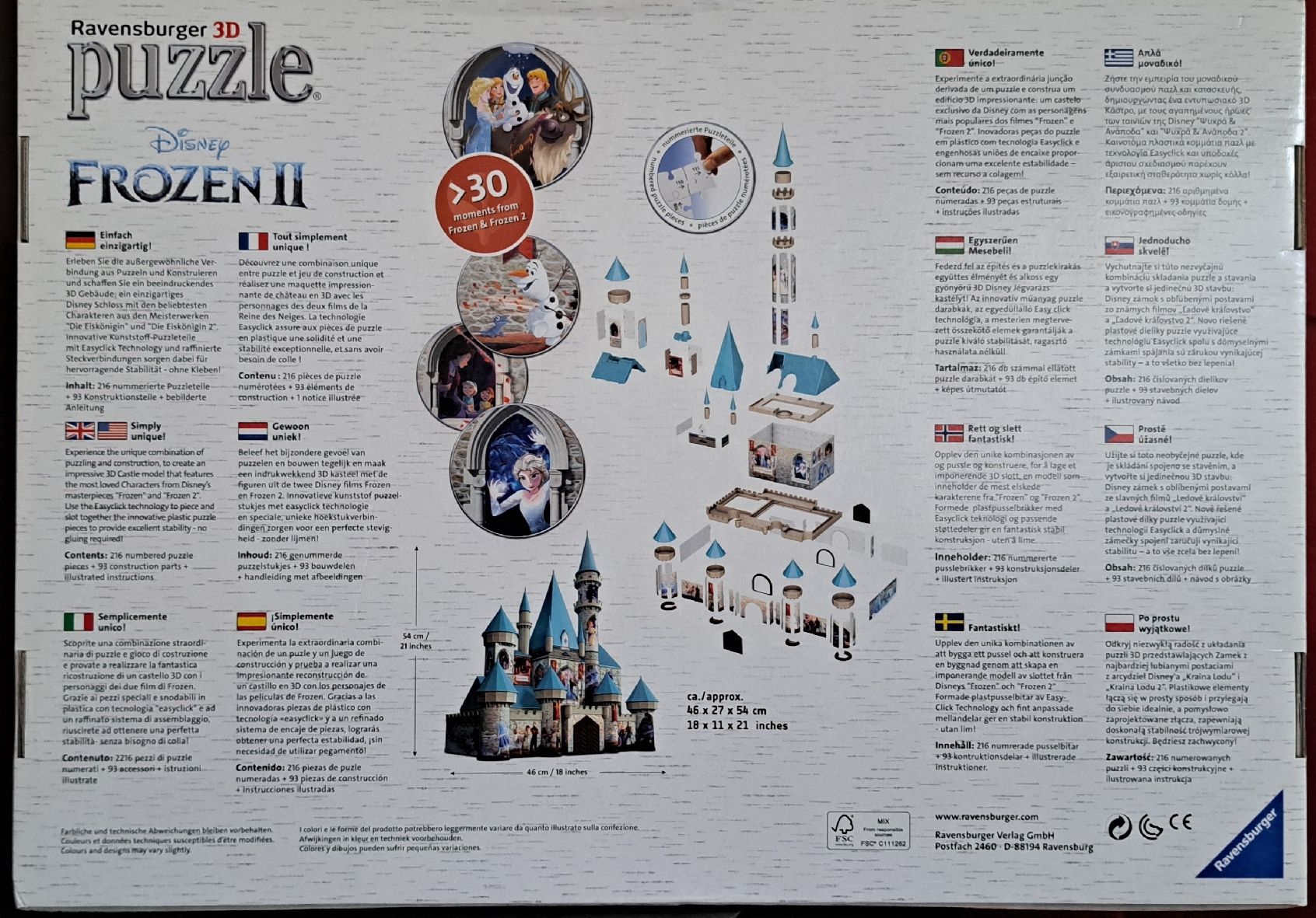 Ravensburger Puzzles: Puzzle 3D - Frozen II – Gebraucht aus Frenkendorf von Geogeo01 2