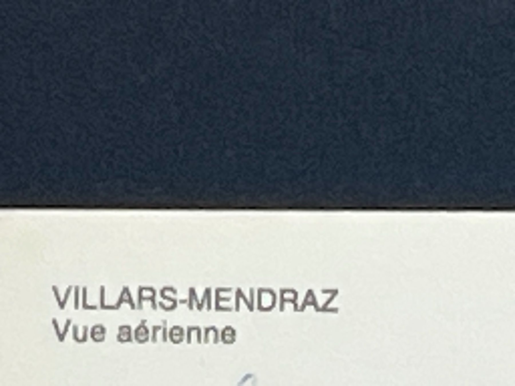 Cartoline postali: Villars-Mendraz: Vue aerienne – Usato da Widnau venduto da Brusi9 2