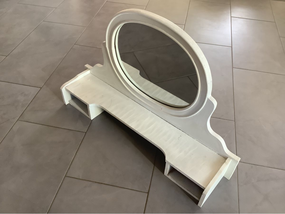 Spiegel: Spiegel mit Ablage  Vintage Look   Shabby Chic – Gebraucht aus Schmitten FR von Hubalo 3