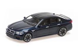 BMW M5 2018 METALLIC BLUE - MINICHAMPS 1/87