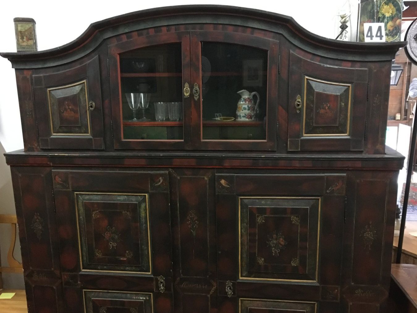 Credenze: Buffet datiert 1845, original Malerei – Usato da Worb venduto da bz2009 2