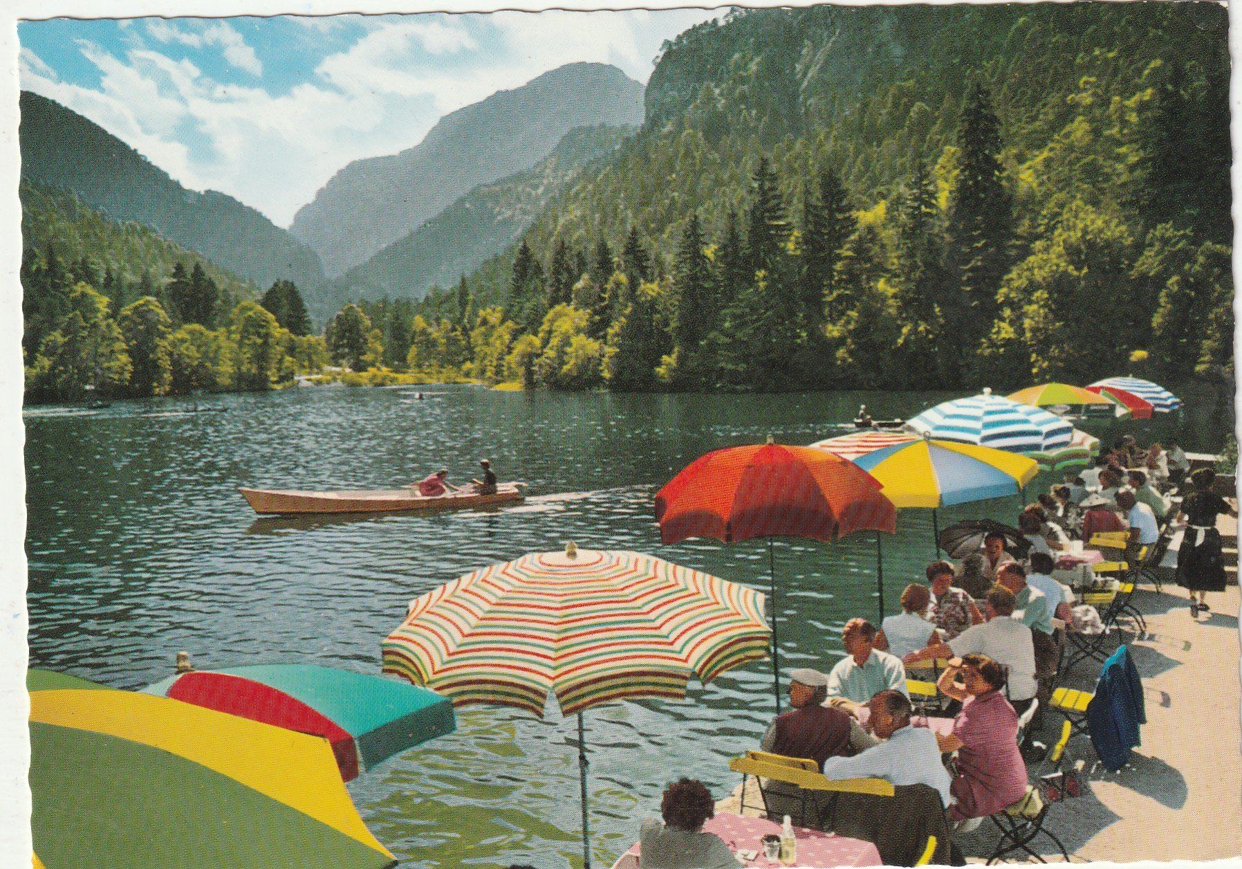 Cartoline postali: Thunersee  Terasse Restaurant – Usato da Lumbrein venduto da made02