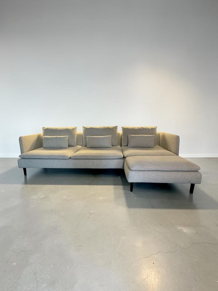 Sofas: Ecksofa Pasatell-Silber mit Gratis Lieferung – D'occasion à Fehraltorf par Sofalab.swiss 1
