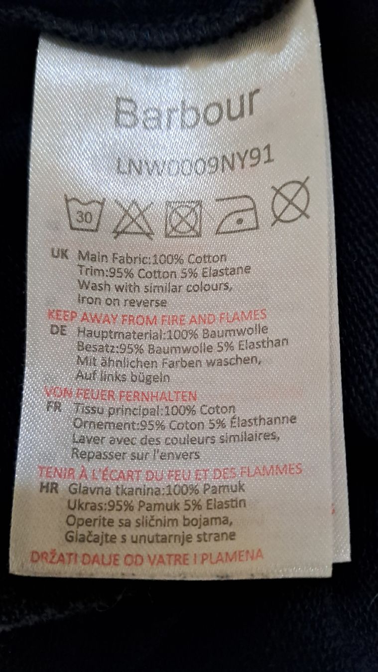 Barbour Pulls & Sweat-shirts: Sweat à capuche bleu marine Barbour, taille S – Neuf (Voir description) à Rolle par Loutre84 6