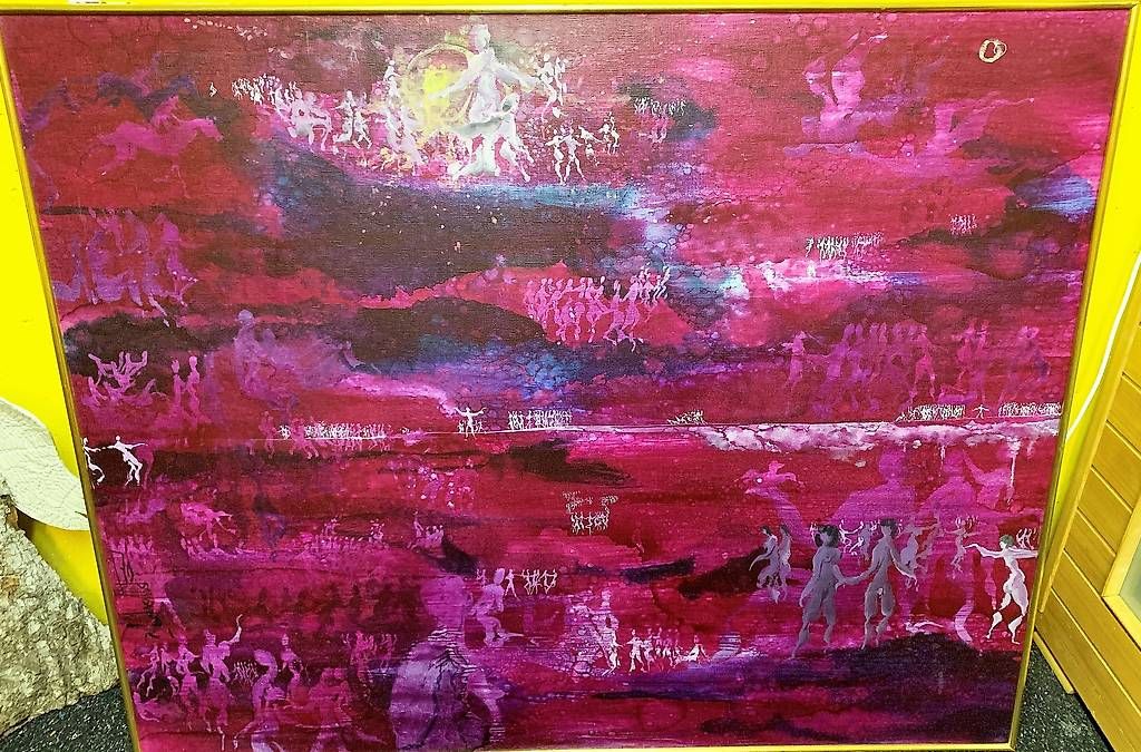 Alle Werkzeuge: Oelbild signiert von Roger Bohnenblust  – Gebraucht aus Courgevaux von Migugegl