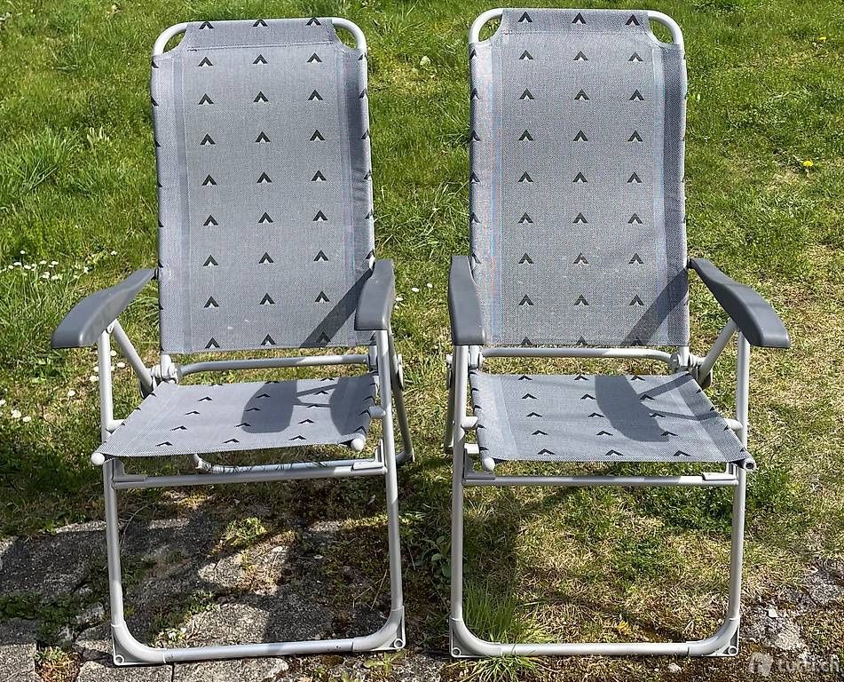 Stühle: 2 campingstühle fast neu – Neu (gemäss Beschreibung) aus Orpund von