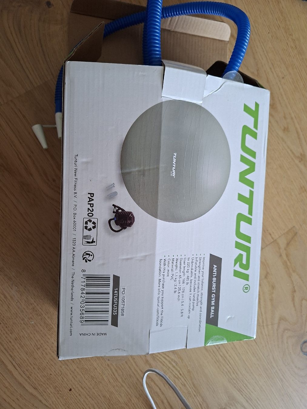 Tunturi Hometrainer: TUNTURI Gym Ball Sitzball – Nuovo (secondo la descrizione) da Oberengstringen venduto da Pepper6