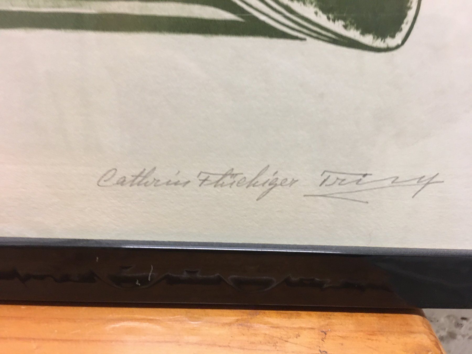 Grafica & Litografie: Litho von Cathrine Flückiger  1981 – Usato da Zürich venduto da Nofelet31 3