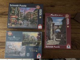 4x 1000er Puzzle Schmitt ungeöffnet