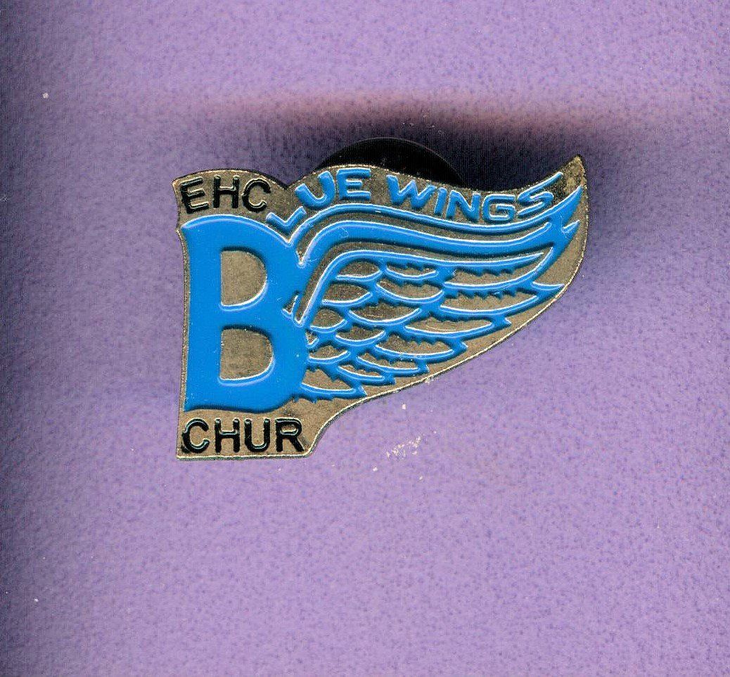 Placchette & Badge: EHC  BLUE WINGS  Chur – Usato da Winterthur venduto da Sammleroase