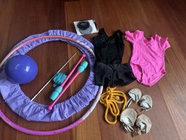 Girls gymnastics starting kit 4/5 year old