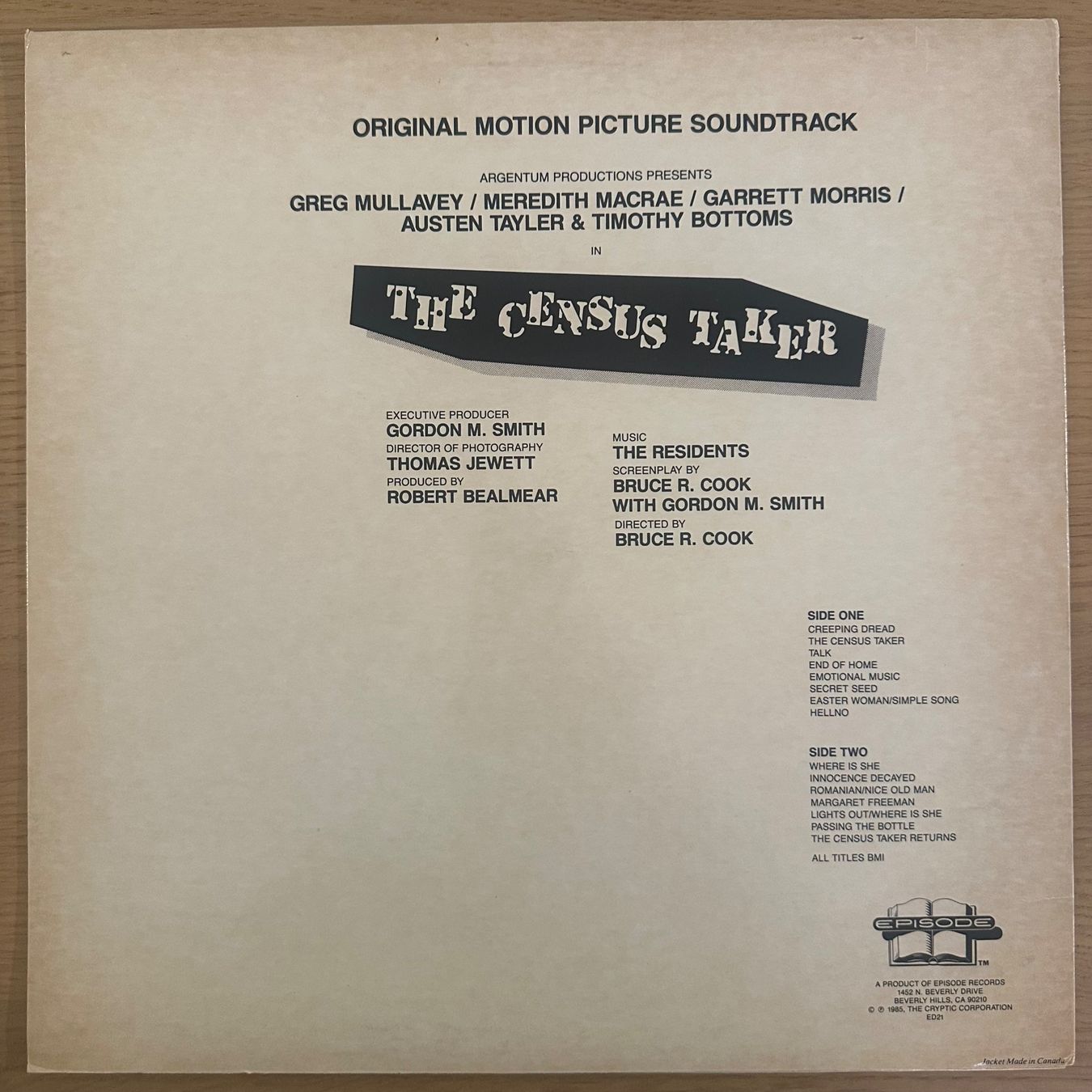 Dischi in vinile: The Residents – The Census Taker - LP – Usato da Caslano venduto da campo_santo 1
