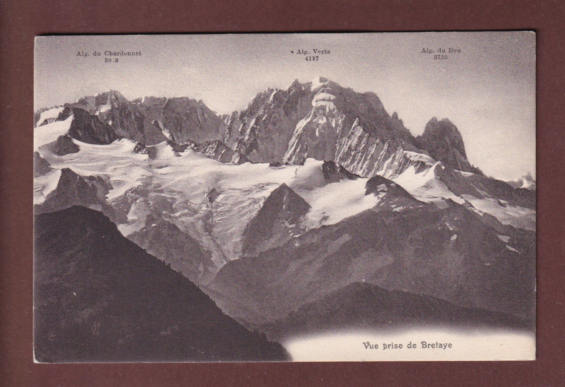 Cartoline postali: Vue prise de BRETAYE – Usato da Pully venduto da nicecards-shop