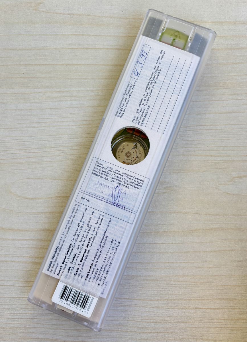 Swatch Orologi: Swatch Automatic Uhr grün transparent mit Box 1991 – Nuovo (secondo la descrizione) da Grenchen venduto da chththl 2