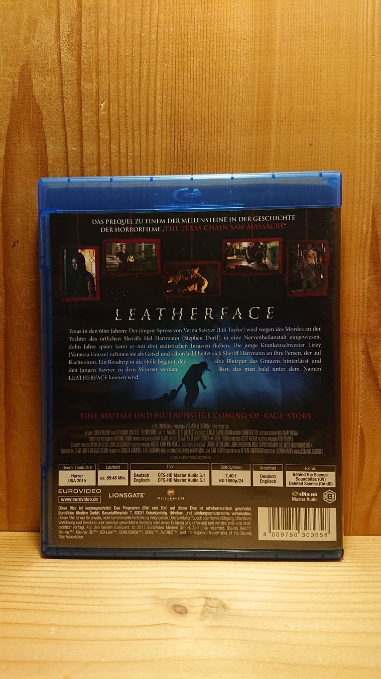Tutti i DVDs: LEATHERFACE the Source of Evil Blu-Ray – Usato da Wilderswil venduto da Exebub 1