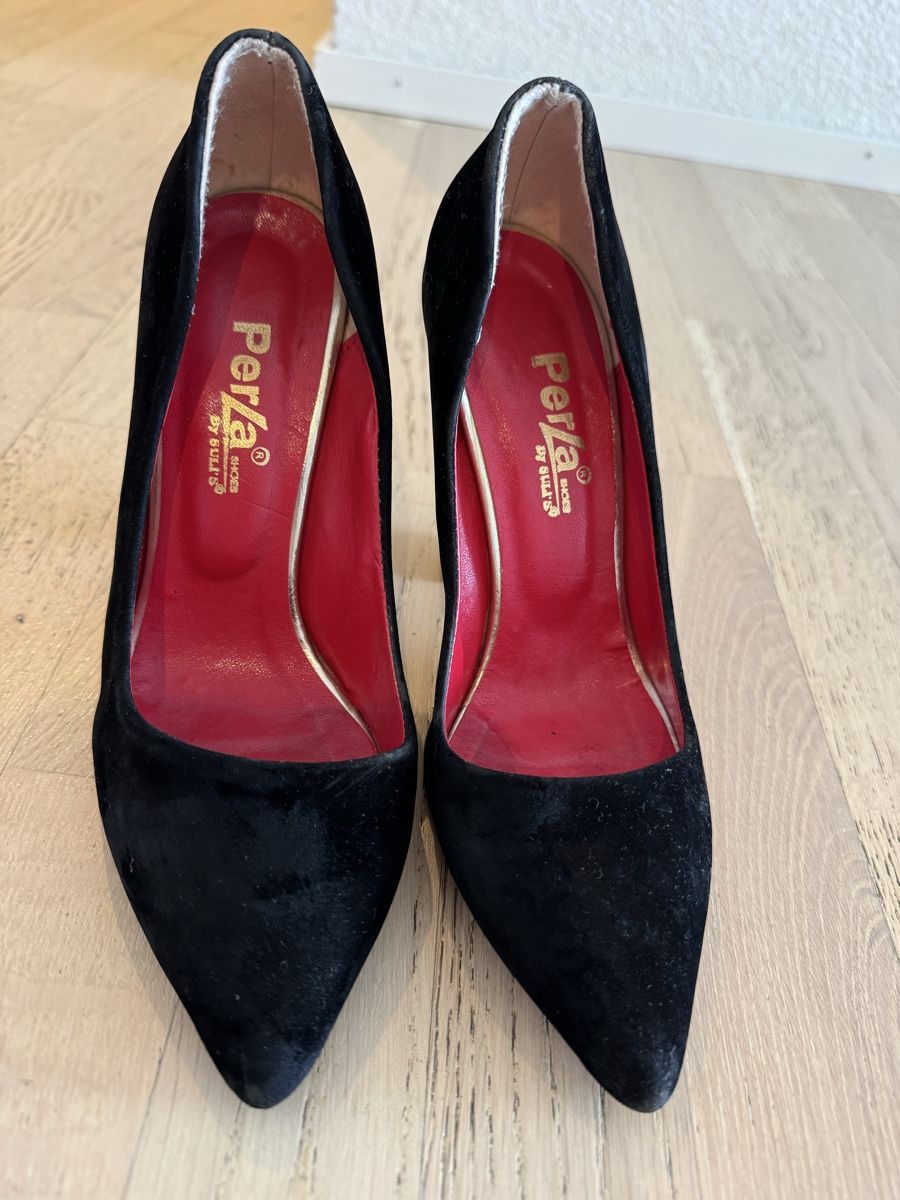 Damenschuhe: Elegante Pumps mit Glitzerabsatz, Gr. 37 – Gebraucht aus Schaffhausen von Naki16 1