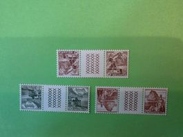 1938 Zwischenstege S50y, S51Ay, S52y, postfrisch**