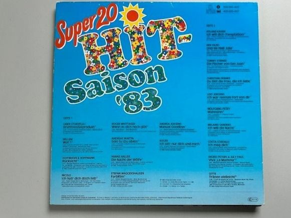 Dischi in vinile: Super 20 Hit Saison 83 / Schlager Schallplatte – Usato da Sattel venduto da usch6417 1